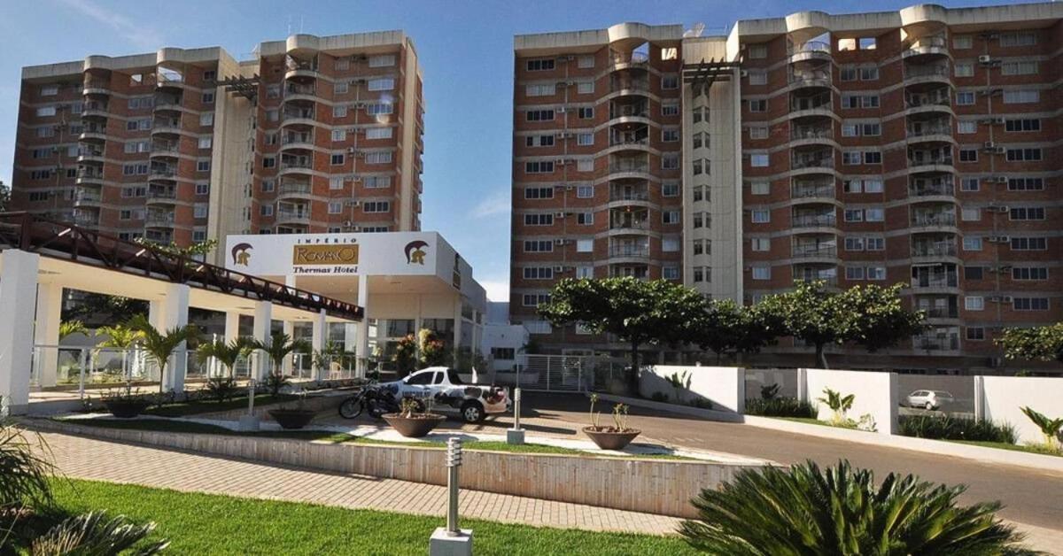 Apartamento Imperio Romano - 2 Quartos, 24Hs Piscina Caldas Novas Luaran gambar