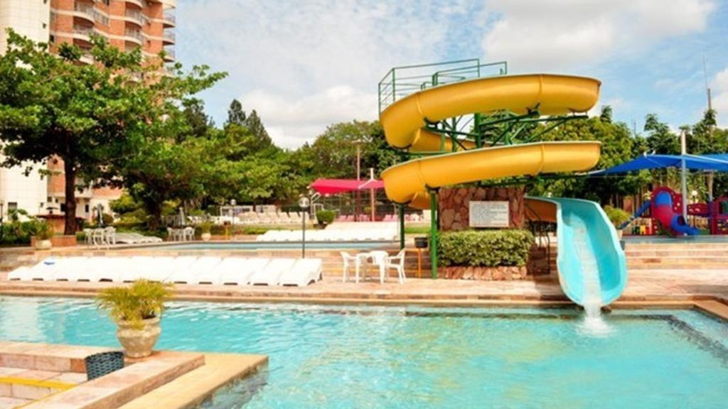 Apartamento Imperio Romano - 2 Quartos, 24Hs Piscina Caldas Novas Luaran gambar